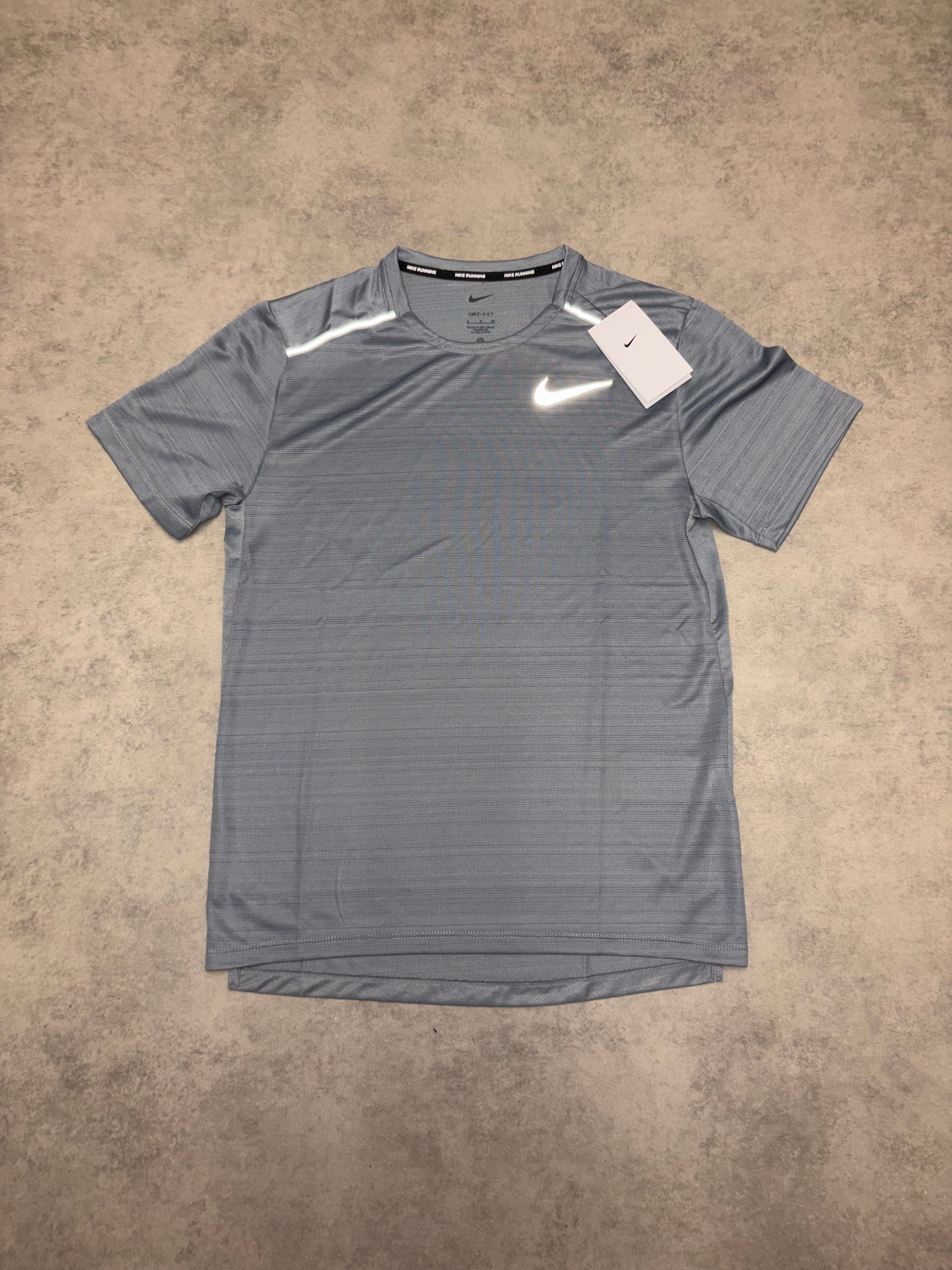 Nike Miler 1.0 Top - Grey Jewel
