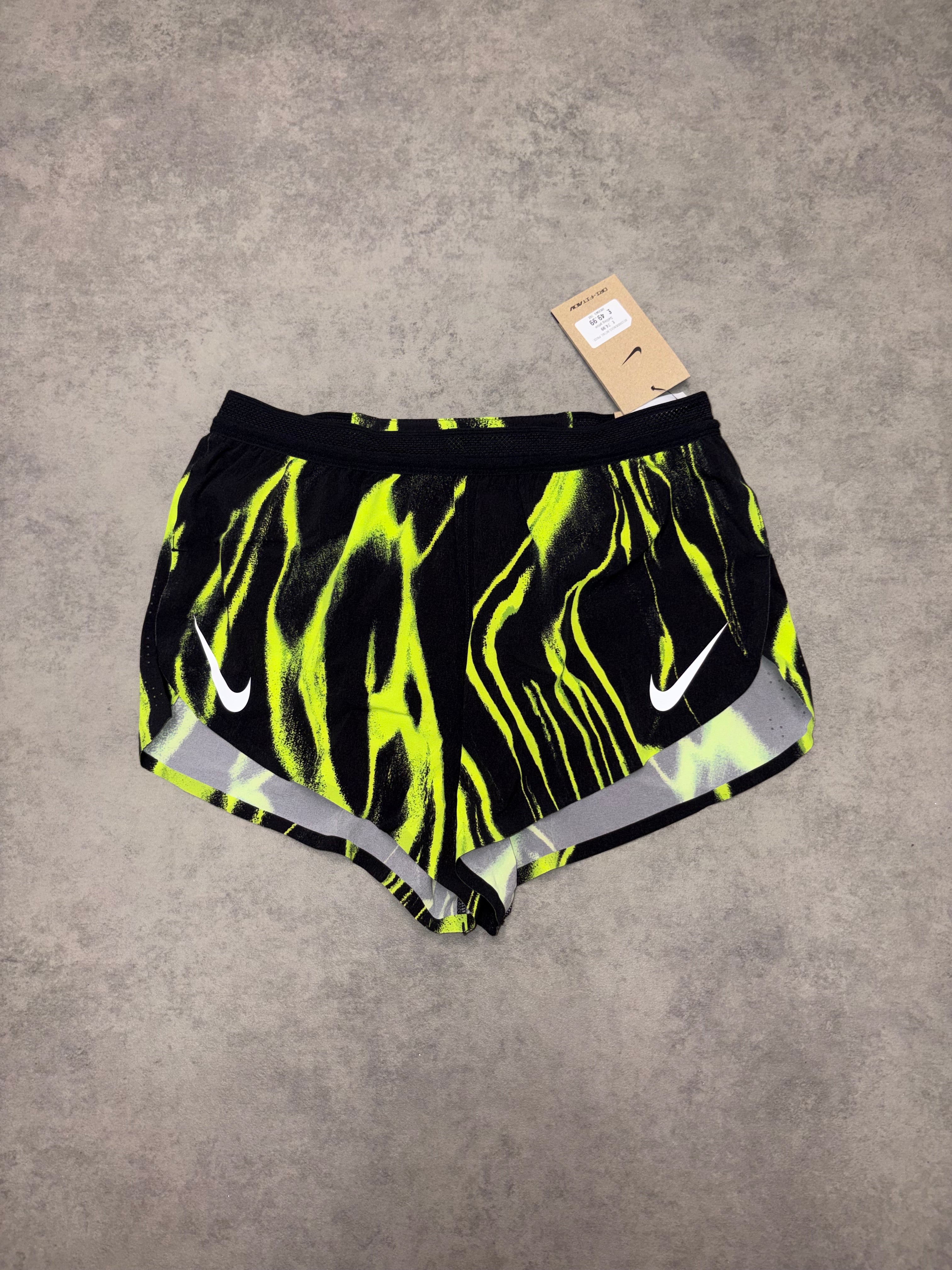 Nike Aeroswift 2” Running Shorts - Volt Green