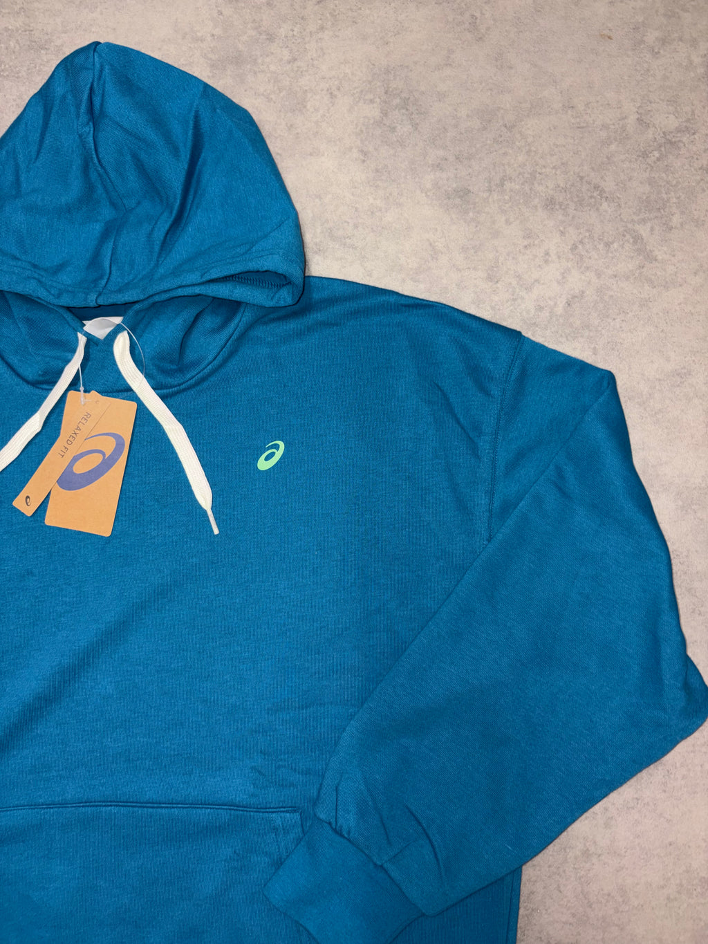 Asics French Terry Relaxed Hoodie - Dark Teal