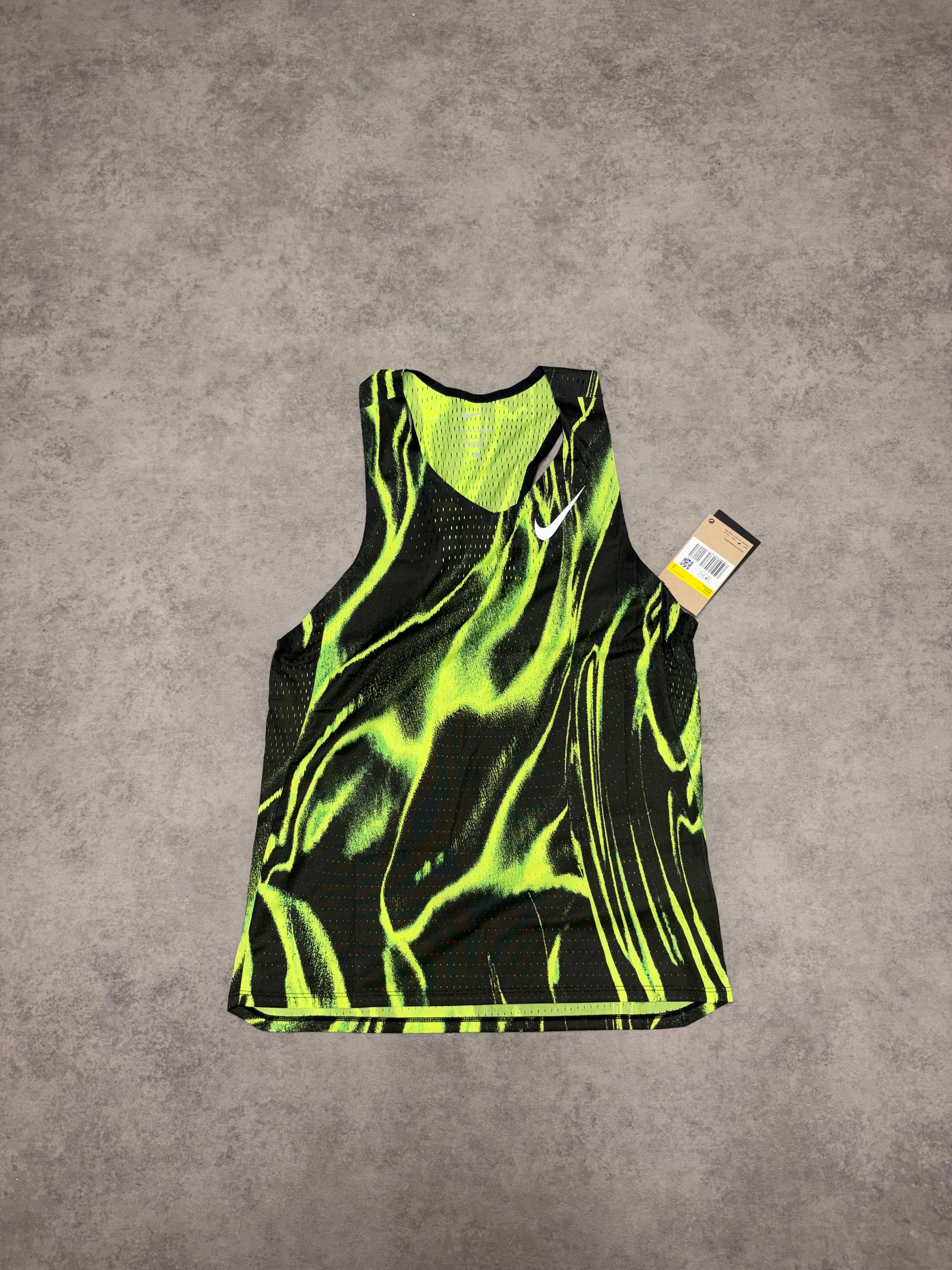 Nike Aeroswift Vest Top - Volt Green