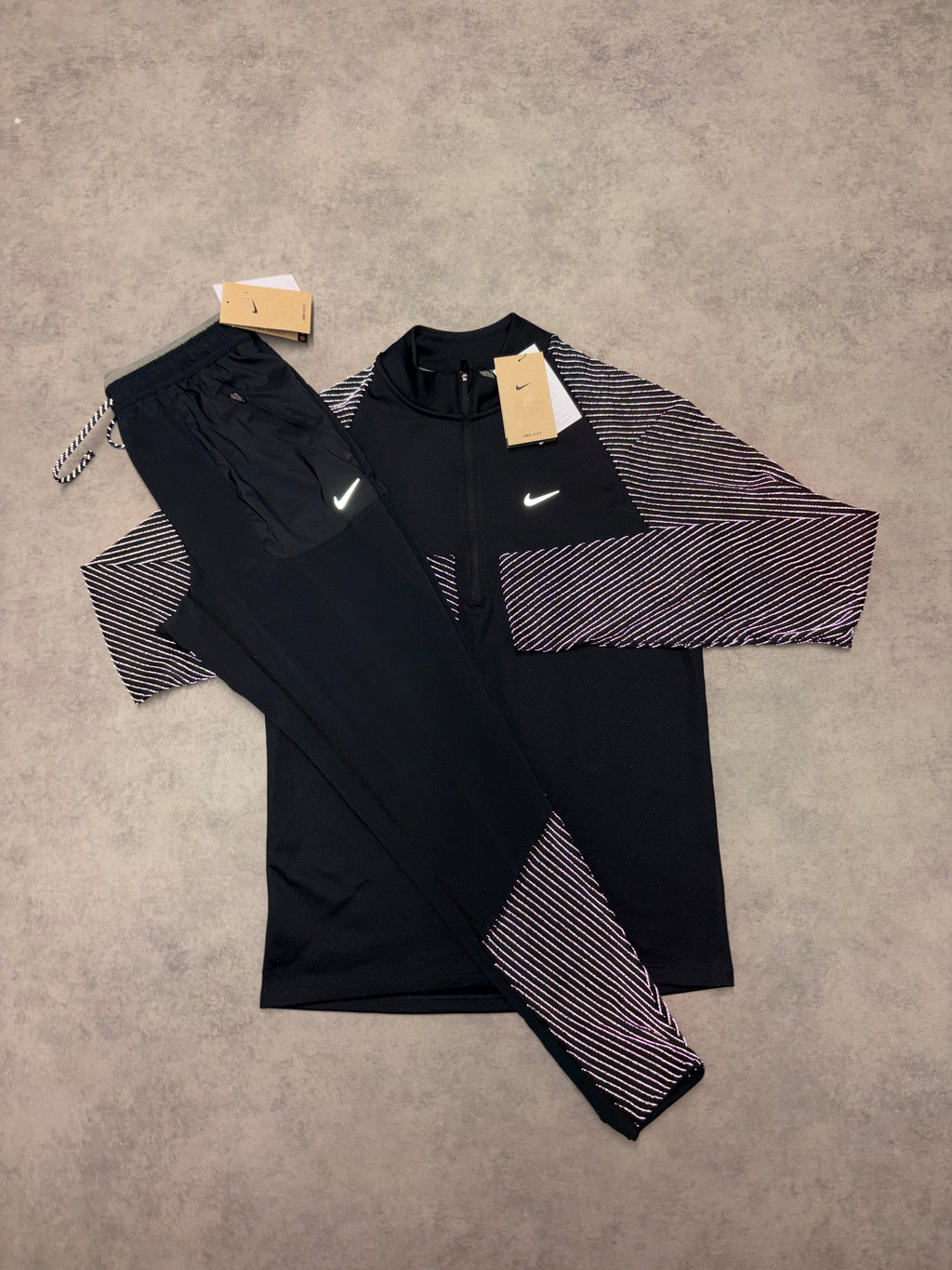Nike Phenom Reflective 1/4 - Black