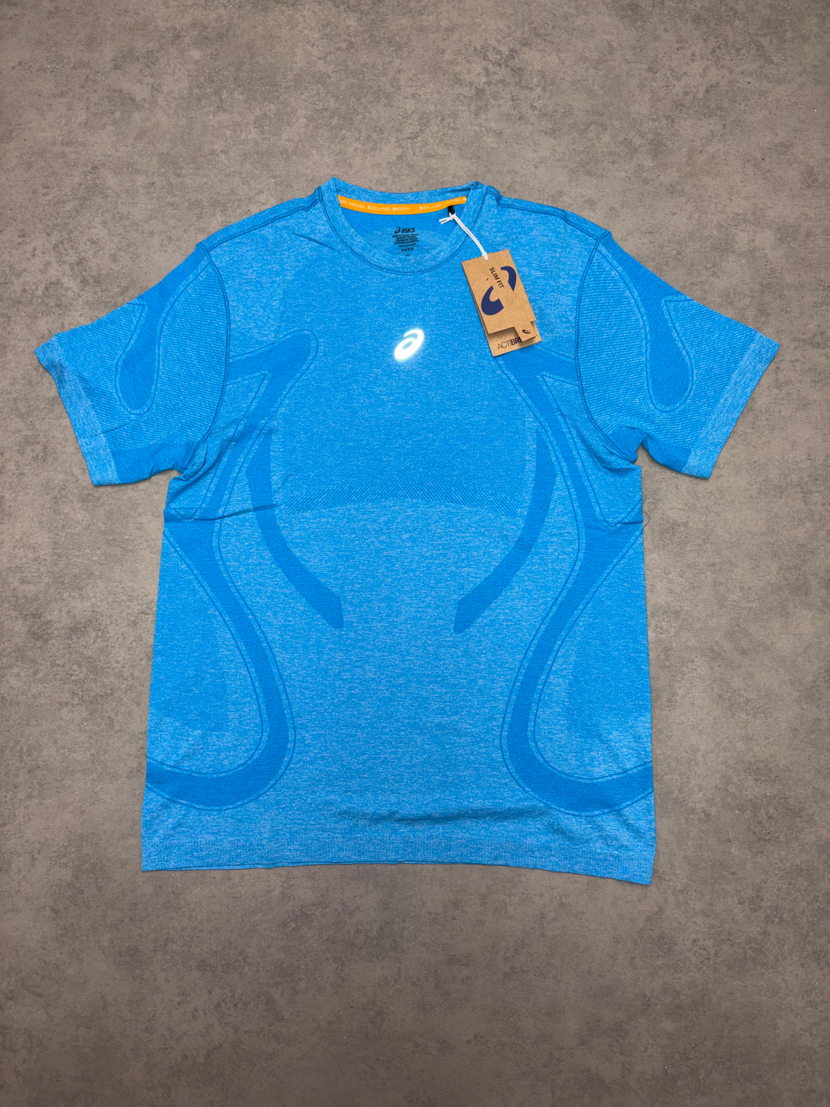 Asics Road Seamless Top - Aegan Blue