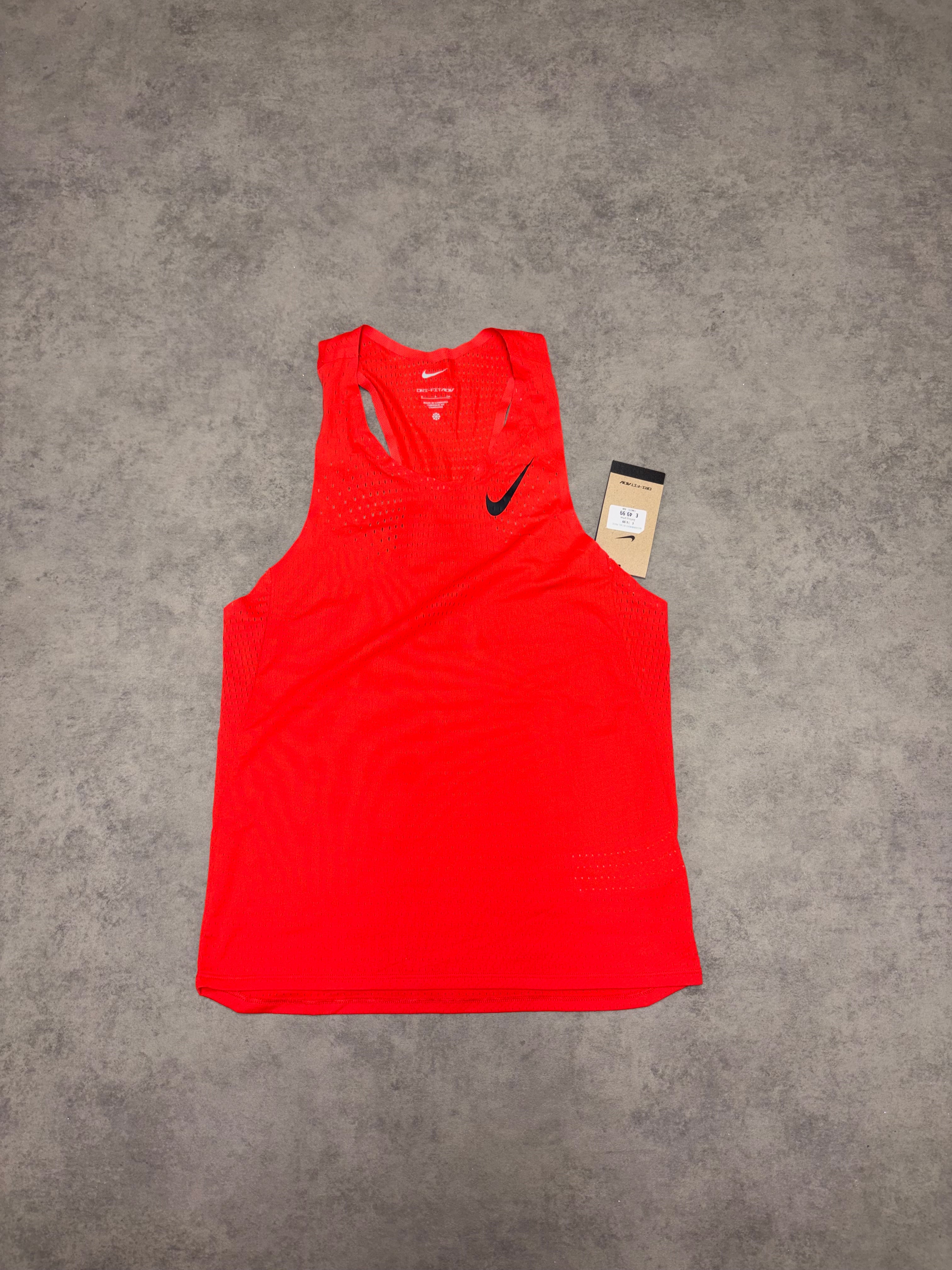 Nike Aeroswift Vest Top - Crimson