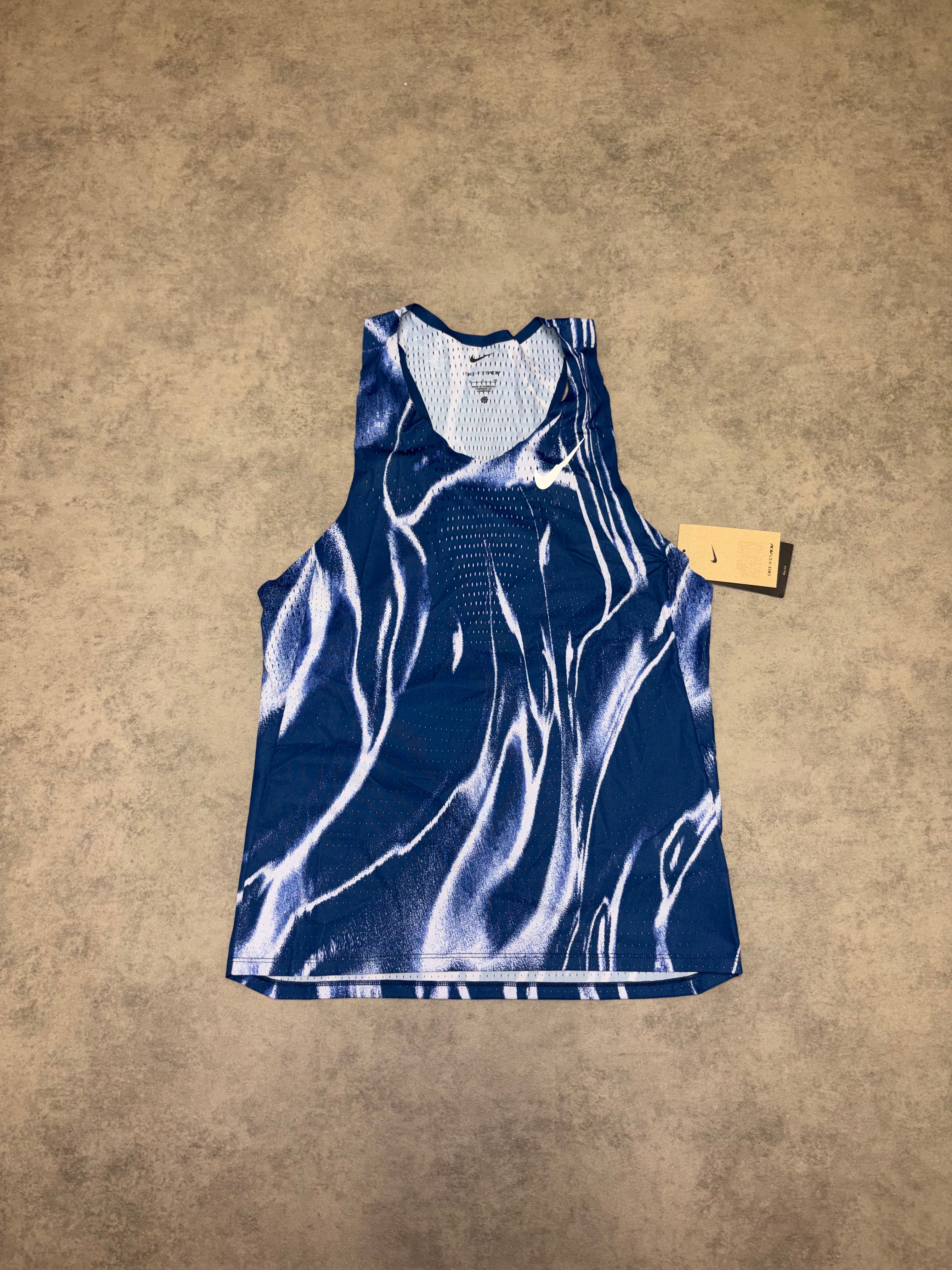 Nike Aeroswift Vest Top - Light Blue