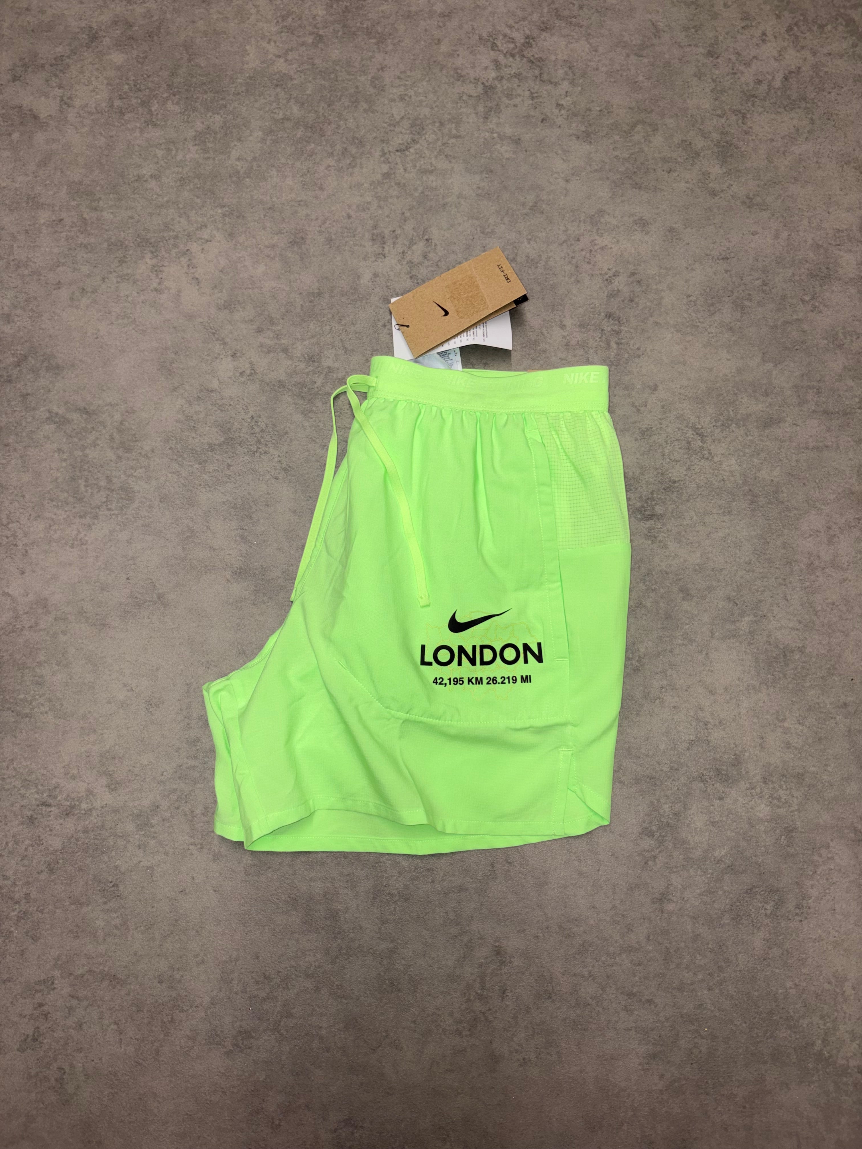 Nike London Marathon 5” Running Shorts - Green