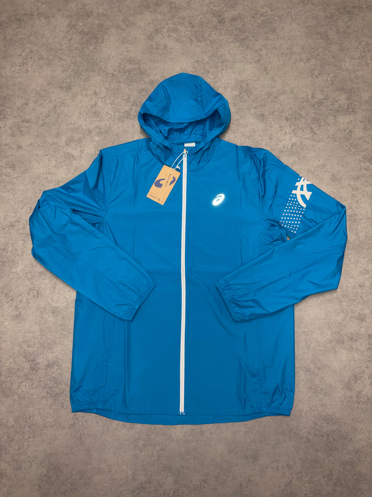 Asics Icon Packable Jacket - Aegan Blue