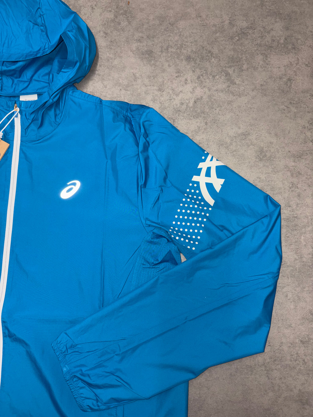 Asics Icon Packable Jacket - Aegan Blue