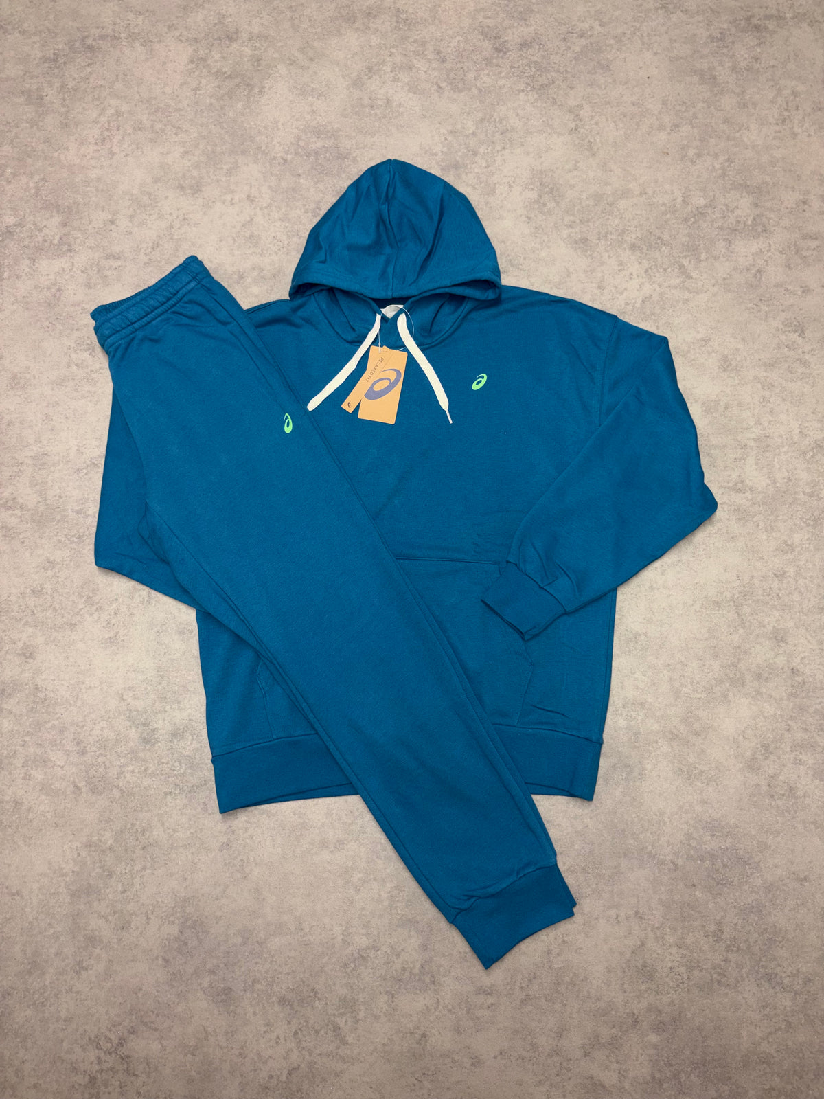 Asics French Terry Relaxed Hoodie - Dark Teal