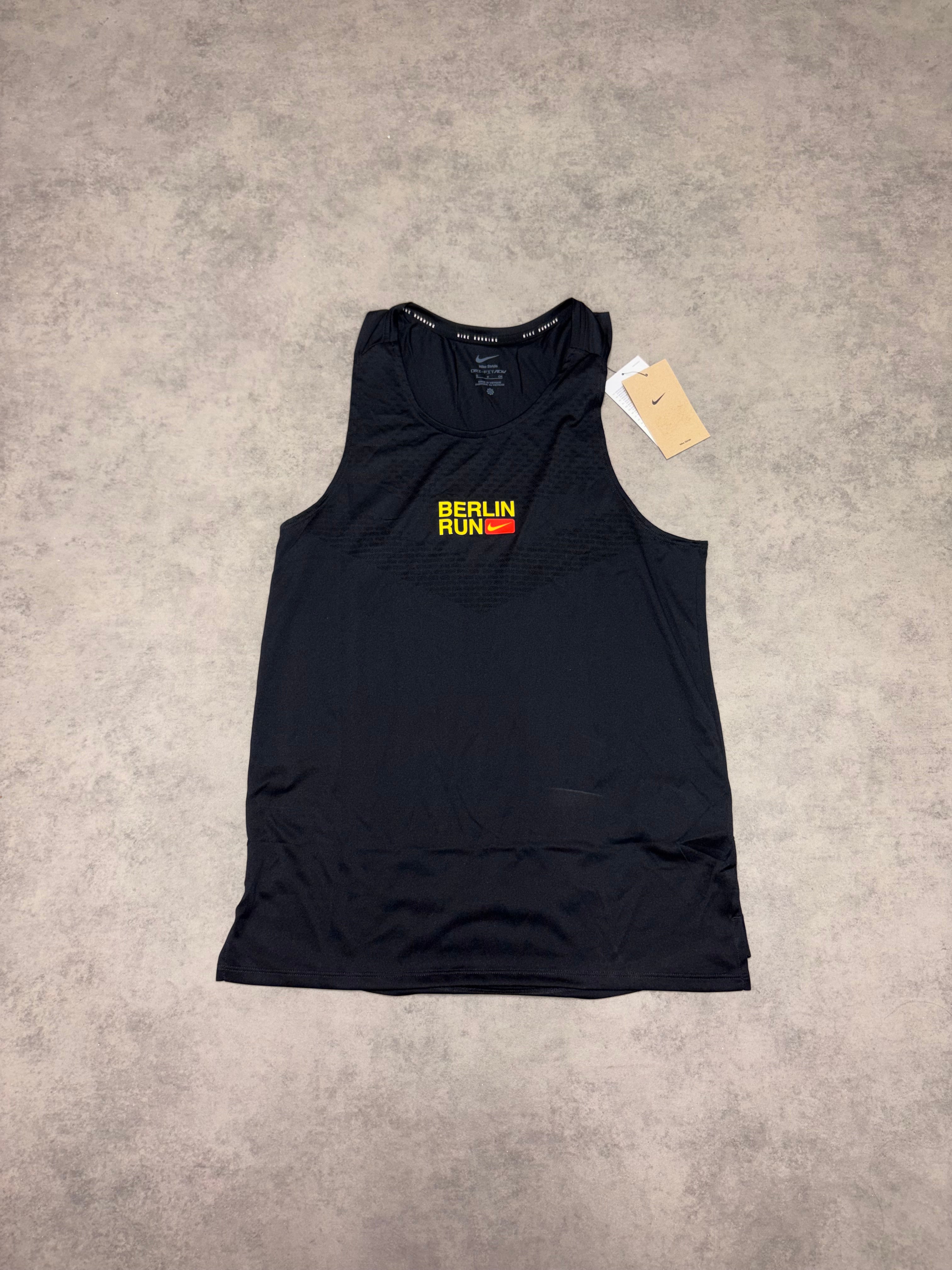 Nike Stride Berlin Vest Top - Black