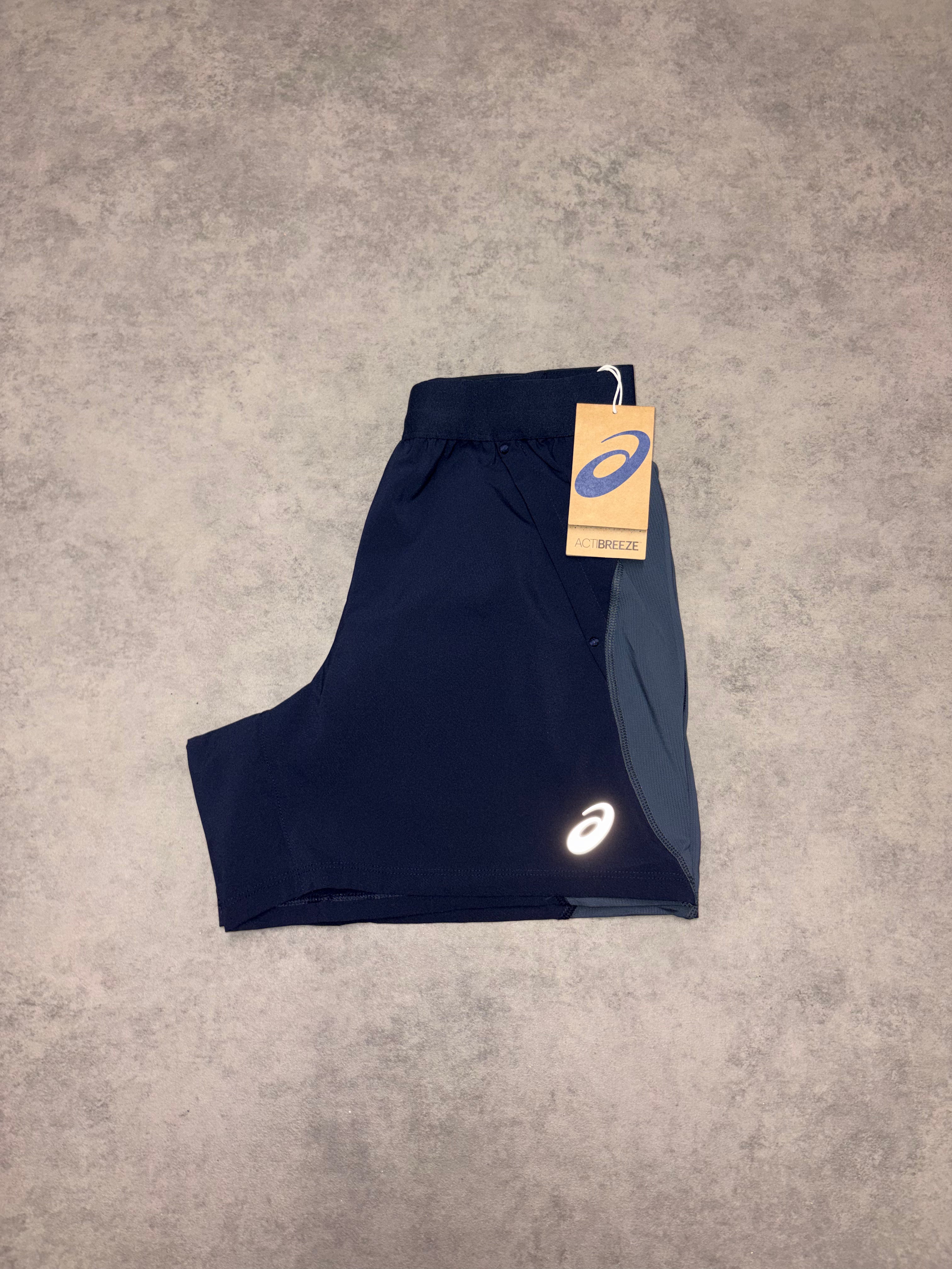 Asics Active Breeze 5” Shorts - Midnight