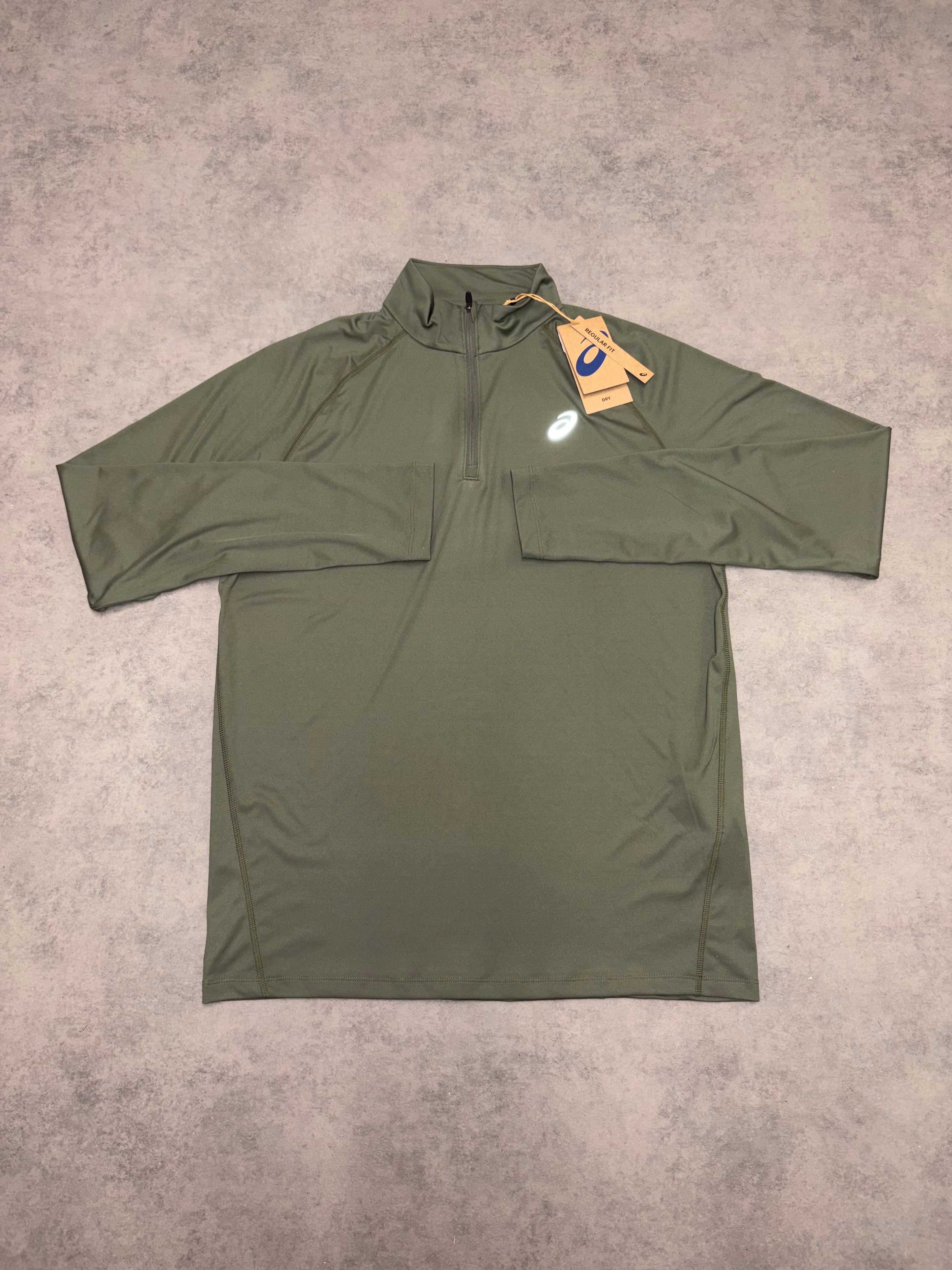 Asics Sport 1/2 Zip - Mantle Green