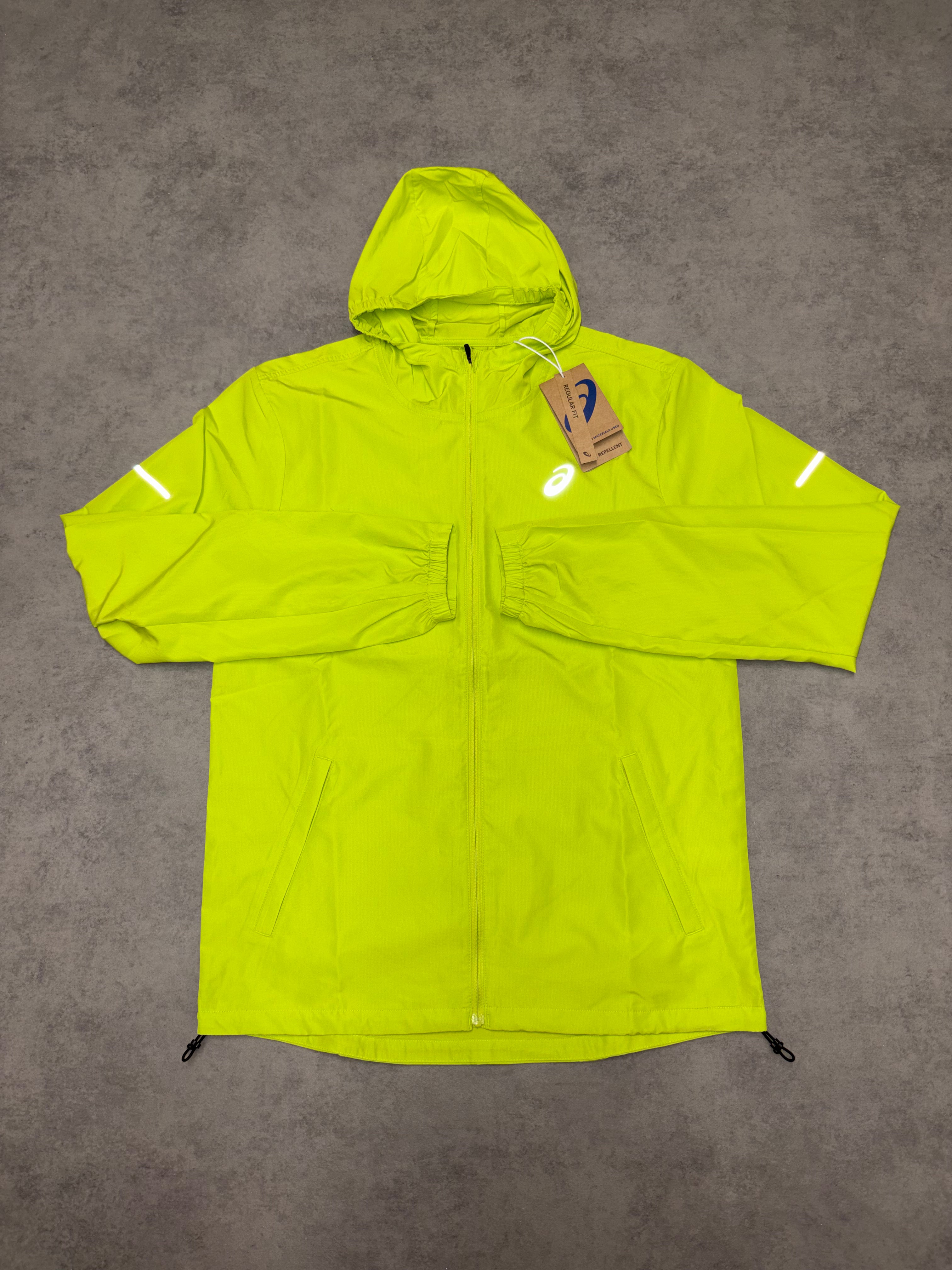Asics Run Hood Core Jacket - Lime