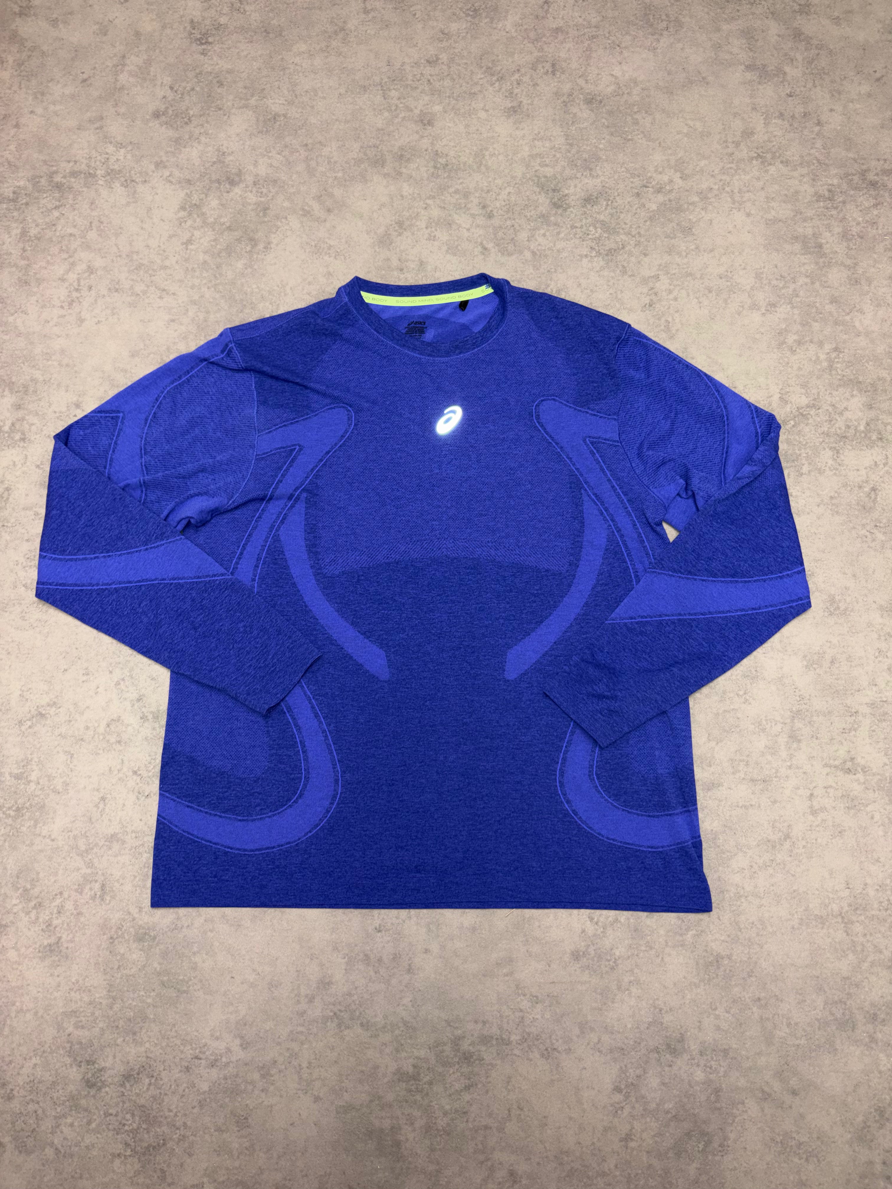 Asics LS Seanless Road Top - Indigo