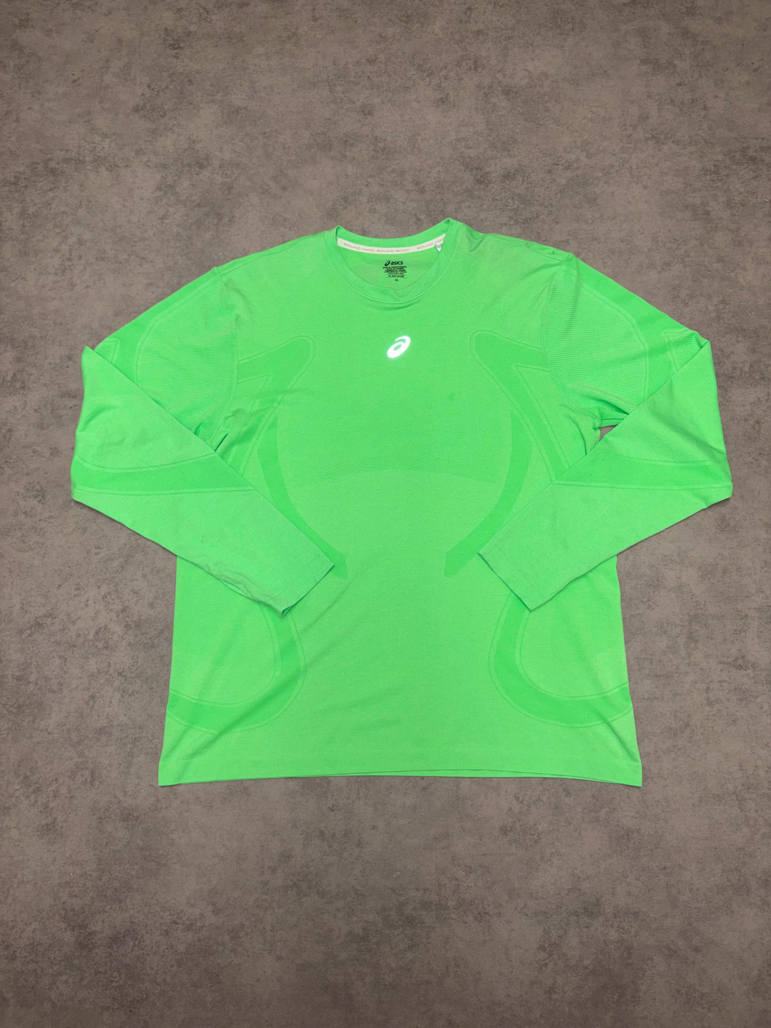 Asics LS Seamless Road Top - Lime